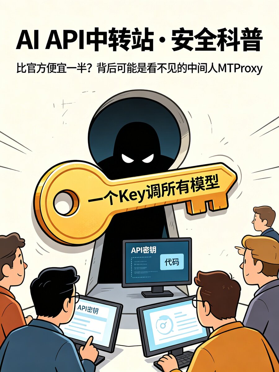 AI API 中转站安全科普